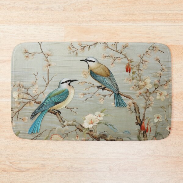 Item preview, Silk Floral Birdy Branch Carpet designed and sold by GrinGalore.