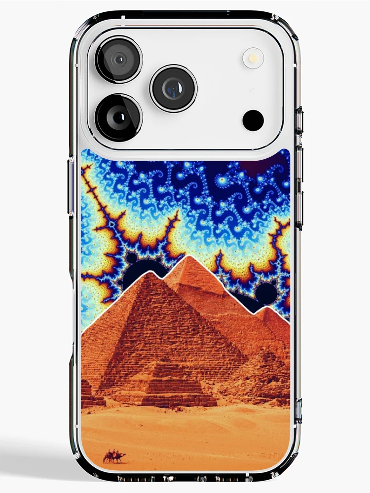 Thumbnail 1 of 5, iPhone Case, Pyramids designed and sold by MagicMullet.