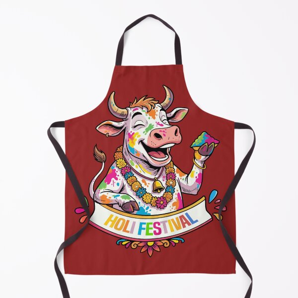 Item preview, Happy Holi Cow – Color Splash Festival Vibes designed and sold by CARPIO Creations.