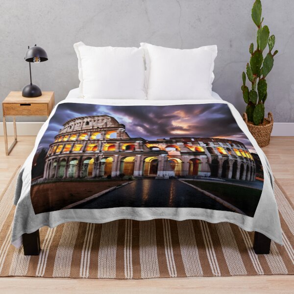 Item preview, Photorealistic night shot of Colosseum in Rome designed and sold by NiceArtsPlace.