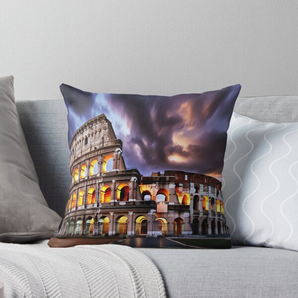 Item preview, Photorealistic night shot of Colosseum in Rome designed and sold by NiceArtsPlace.