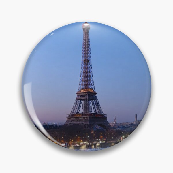 Item preview, True-to-life photograph of Eiffel Tower at blue hour designed and sold by NiceArtsPlace.