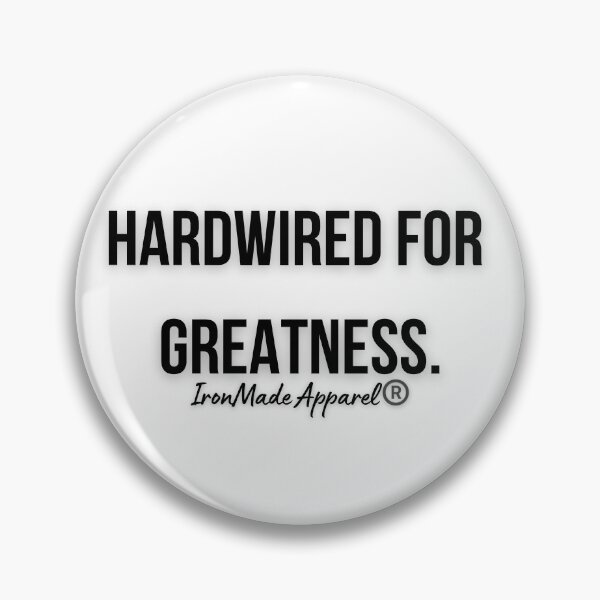 Item preview, Hardwired for Greatness Electrician T-Shirt – Bold Lineman Pride Graphic Tee for Skilled Tradesmen designed and sold by IronMade Apparel.