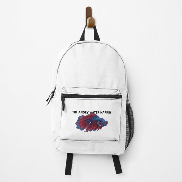 Item preview, The Angry Water Napkin Funny Betta Fish Meme designed and sold by Petzzz.
