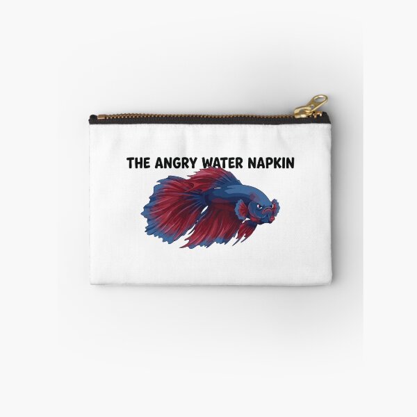 Item preview, The Angry Water Napkin Funny Betta Fish Meme designed and sold by Petzzz.