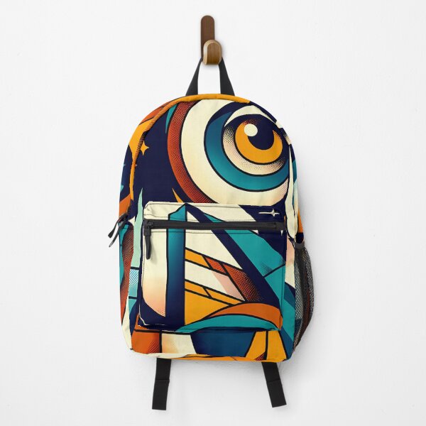 Item preview, Geometric Fox and Owl Night Portrait designed and sold by InkSmithery.