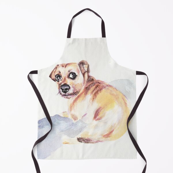 Item preview, Awkward Dog Watercolour  designed and sold by LisaByHand.