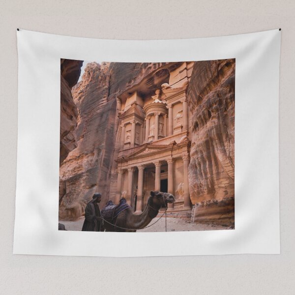 Item preview, Hyper-realistic photograph of Al-Khazneh (The Treasury) in Petra designed and sold by NiceArtsPlace.