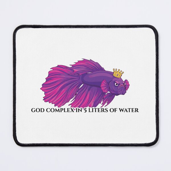 Item preview, God Complex In 5 Liters Of Water Betta Fish designed and sold by Petzzz.