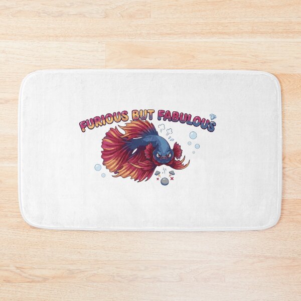 Item preview, Furious But Fabulous Flaring Betta Fish designed and sold by Petzzz.