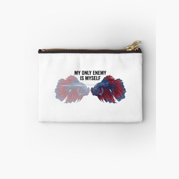 Item preview, My Only Enemy Is Myself Angry Betta Fish designed and sold by Petzzz.