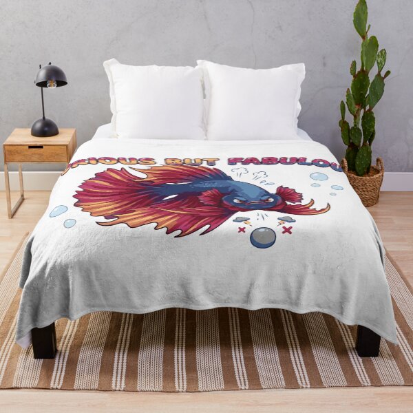 Item preview, Furious But Fabulous Flaring Betta Fish designed and sold by Petzzz.