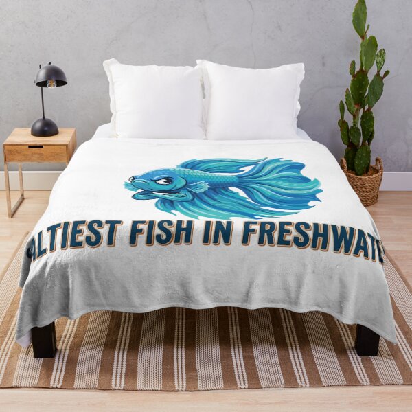 Item preview, Saltiest Fish In Freshwater Funny Betta designed and sold by Petzzz.