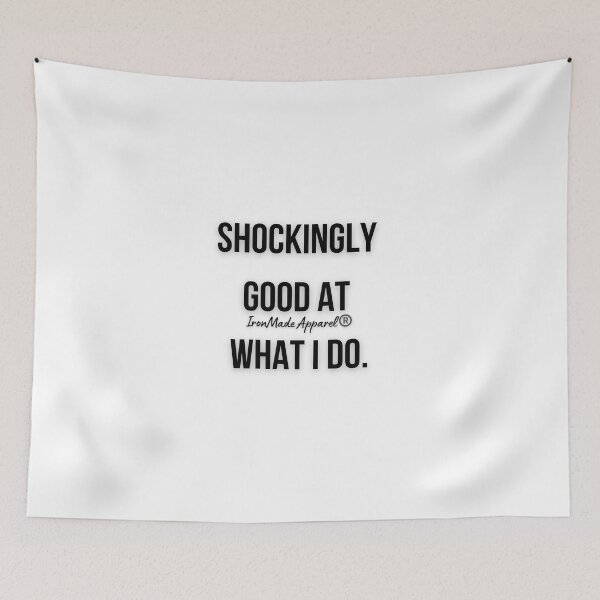 Item preview, Shockingly Good at What I Do Electrician Shirt – Funny Lineman & Electrical Worker Tee designed and sold by IronMade Apparel.
