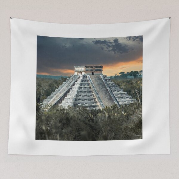 Item preview, El Castillo pyramid at Chichen Itza designed and sold by NiceArtsPlace.