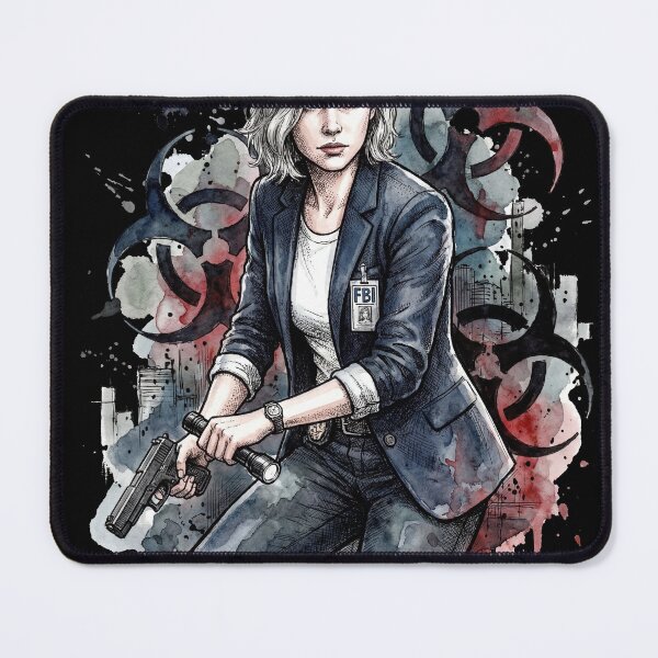 Item preview, Resident Evil 9 Grace Ashcroft FBI Agent Eldritch Threats Icon designed and sold by Senpaiwaves.