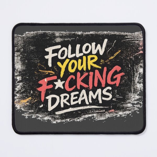 Item preview, Follow Your Dreams Bold Quote T-Shirt – Motivational Street designed and sold by KDesignCrafts.