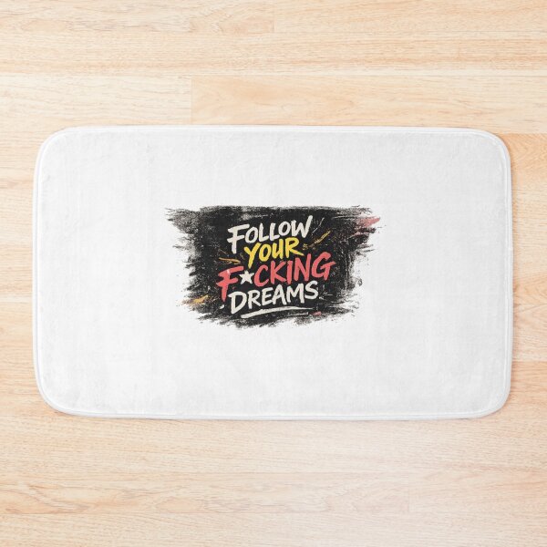Item preview, Follow Your Dreams Bold Quote T-Shirt – Motivational Street designed and sold by KDesignCrafts.