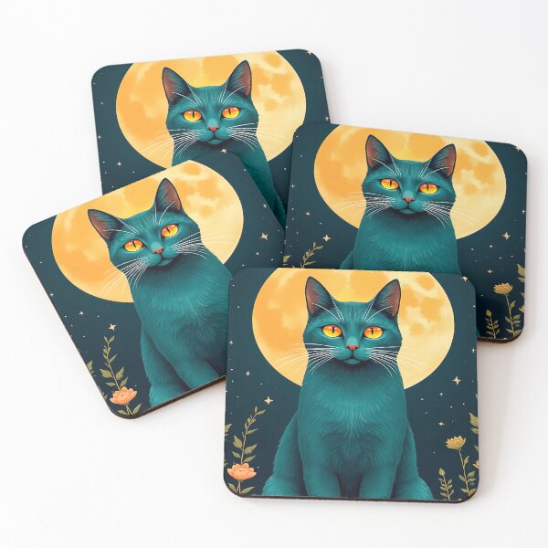 Item preview, Cat under the full moon designed and sold by paulrommer.