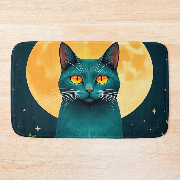 Item preview, Cat under the full moon designed and sold by paulrommer.