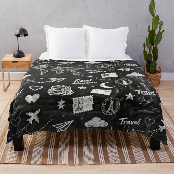 Item preview, Travel theme Pattern designed and sold by Akali Design.