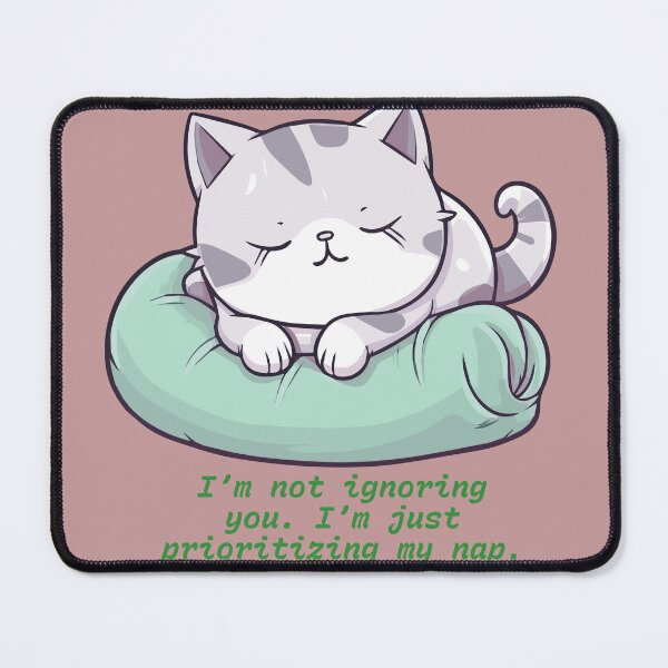 Item preview, Cat Nap Priority - Sarcastic Introvert Design designed and sold by Mini Pixel Perfect Co..
