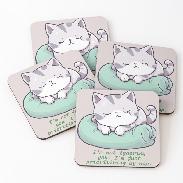 Item preview, Cat Nap Priority - Sarcastic Introvert Design designed and sold by Mini Pixel Perfect Co..