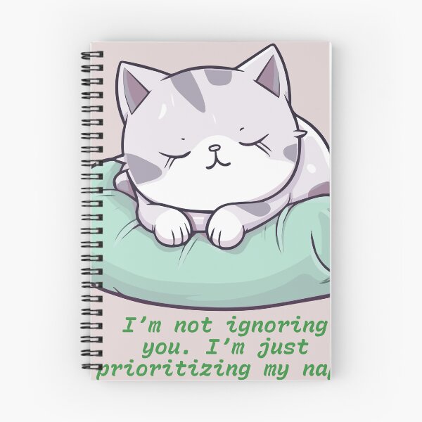 Item preview, Cat Nap Priority - Sarcastic Introvert Design designed and sold by Mini Pixel Perfect Co..