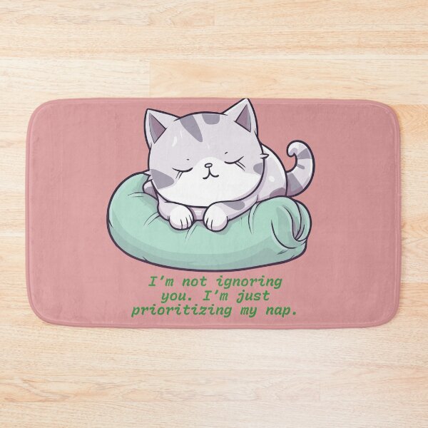 Item preview, Cat Nap Priority - Sarcastic Introvert Design designed and sold by Mini Pixel Perfect Co..
