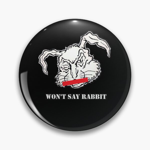 Item preview, Won't Say Rabbit Censored Logo  designed and sold by temmmm.