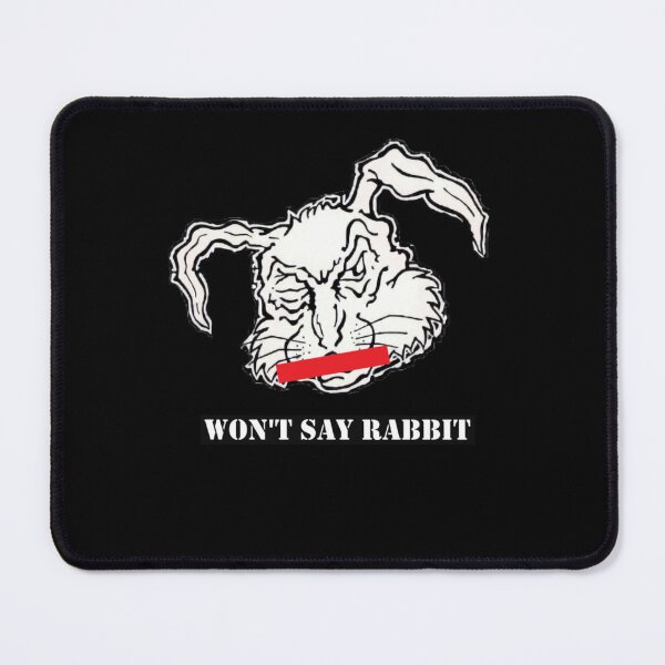 Item preview, Won't Say Rabbit Censored Logo  designed and sold by temmmm.