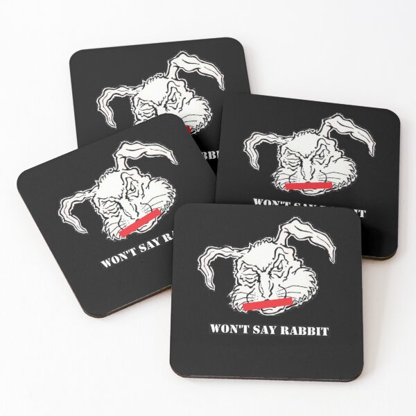 Item preview, Won't Say Rabbit Censored Logo  designed and sold by temmmm.