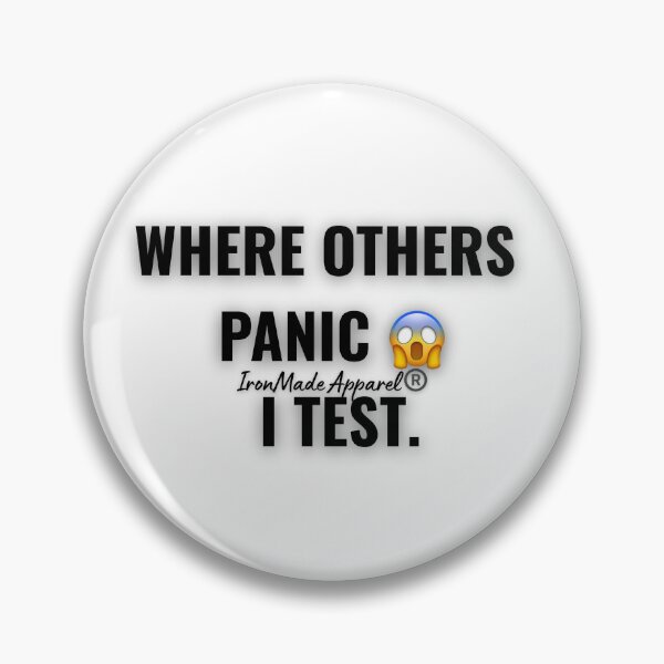 Item preview, Where Others Panic I Test Shirt – Electrician T-Shirt for Professional Electrical Workers designed and sold by IronMade Apparel.