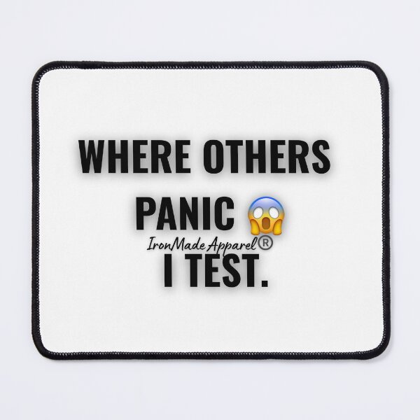 Item preview, Where Others Panic I Test Shirt – Electrician T-Shirt for Professional Electrical Workers designed and sold by IronMade Apparel.