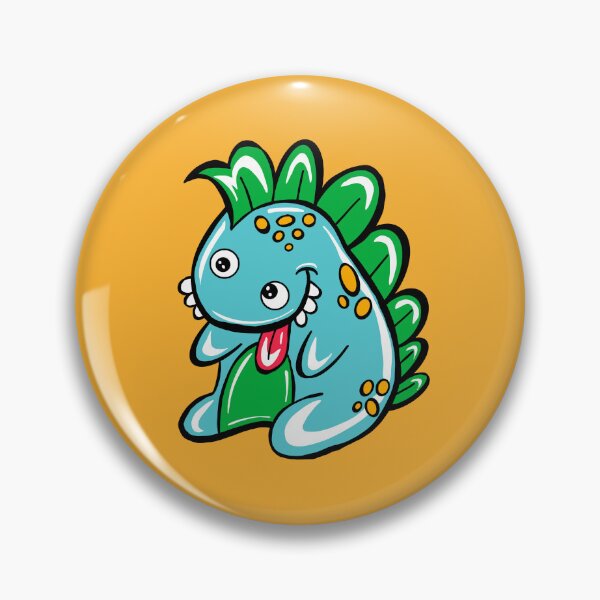 Item preview, Buster The Dinosaur With orange Background  designed and sold by missmann.