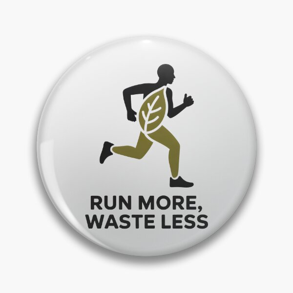 Item preview, Run More Waste Less Eco Friendly Running designed and sold by SplashTastic.
