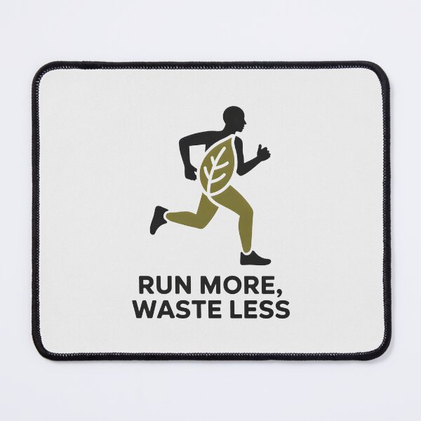 Item preview, Run More Waste Less Eco Friendly Running designed and sold by SplashTastic.