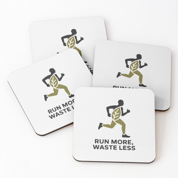 Item preview, Run More Waste Less Eco Friendly Running designed and sold by SplashTastic.