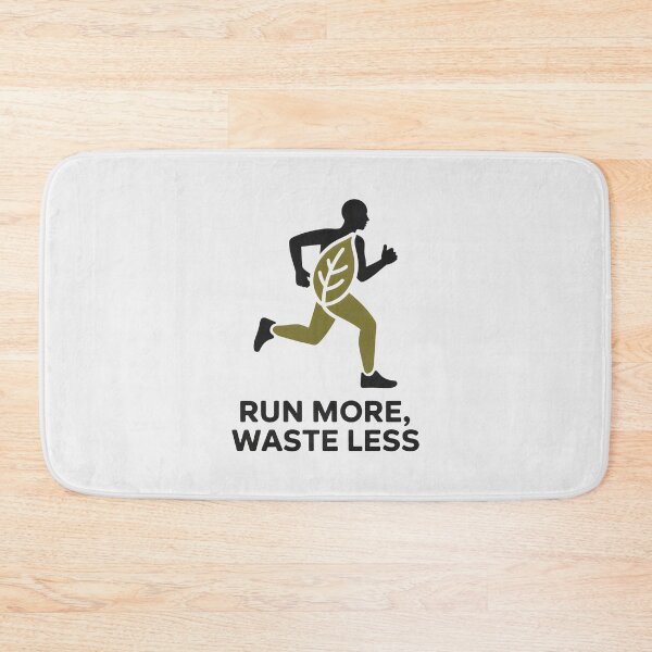 Item preview, Run More Waste Less Eco Friendly Running designed and sold by SplashTastic.