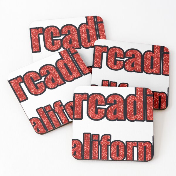 Item preview, Arcadia California City Name With Red Rhinestone designed and sold by TheIconSmith.