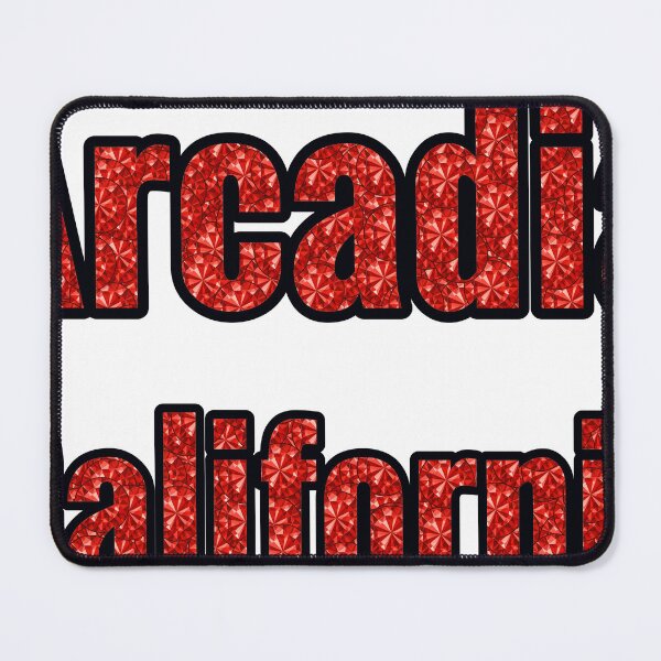 Item preview, Arcadia California City Name With Red Rhinestone designed and sold by TheIconSmith.