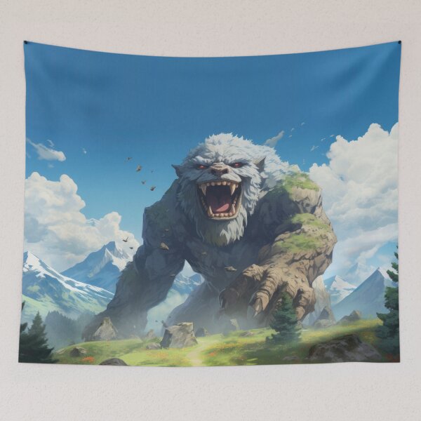 Item preview, Gigantic mountain monster in untouched alpine nature designed and sold by Mauswohn.