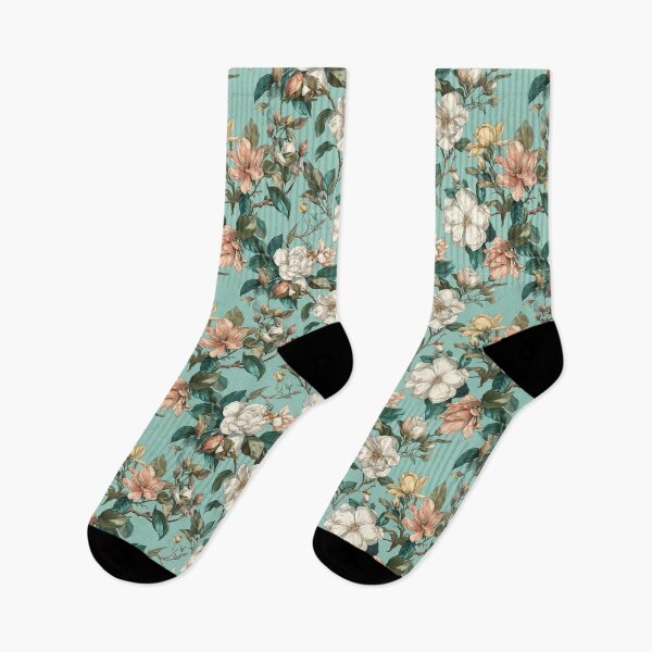 Item preview, Colorful Gardenias Flower  - Botanical Garden Pattern  - Baby Shower Gifts designed and sold by RoyalStarsPatts.