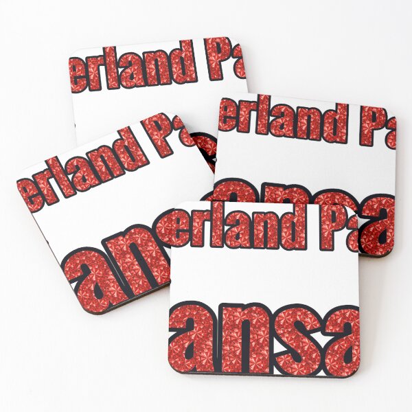 Item preview, Overland Park Kansas City Name With Red Rhinestone designed and sold by TheIconSmith.