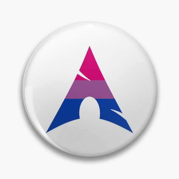 Item preview, Arch Linux Bi Pride Sticker – LGBTQ Open Source Decal designed and sold by PenguinPowered.