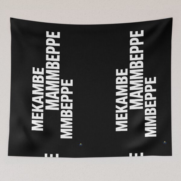 Item preview, Mekambe Mammbeppe Mmbeppe Bold Typographic Art designed and sold by NOMISKISAW.