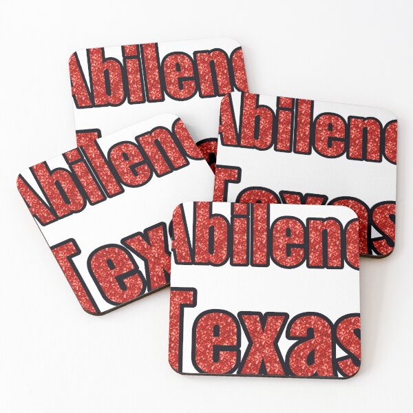 Item preview, Abilene Texas City Name With Red Rhinestone designed and sold by TheIconSmith.