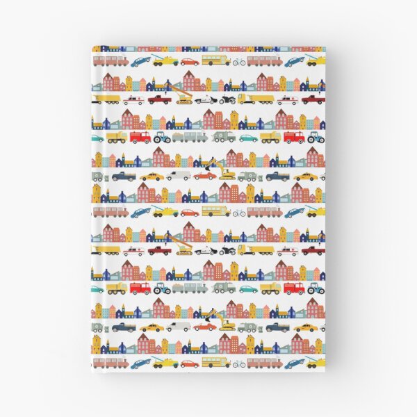 Item preview, City Transportation Vehicles Trucks Cars Kids Pattern designed and sold by idovedesign.