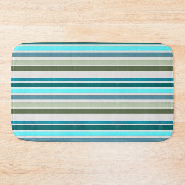 Item preview, Blue and Green Watercolor Stripes  designed and sold by JaygiesDesign.