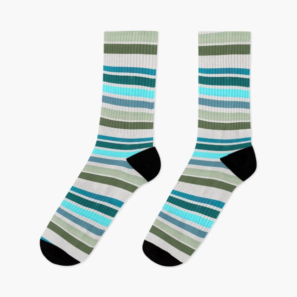 Item preview, Blue and Green Watercolor Stripes  designed and sold by JaygiesDesign.